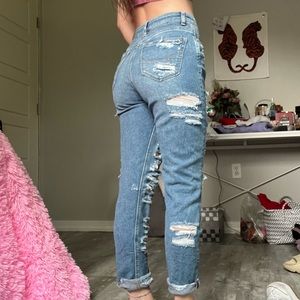 american eagle high waisted mom jean